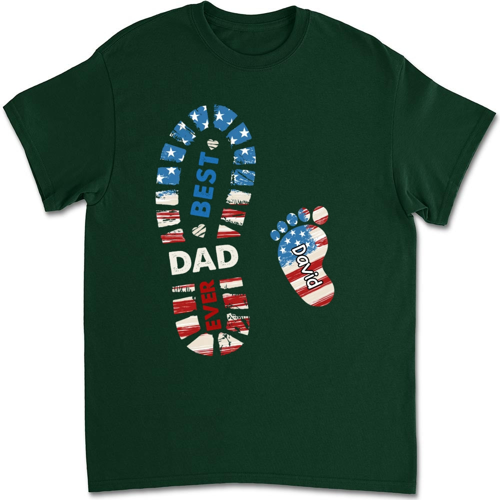 Best Dad Ever 2 - Personalized Custom Shirt