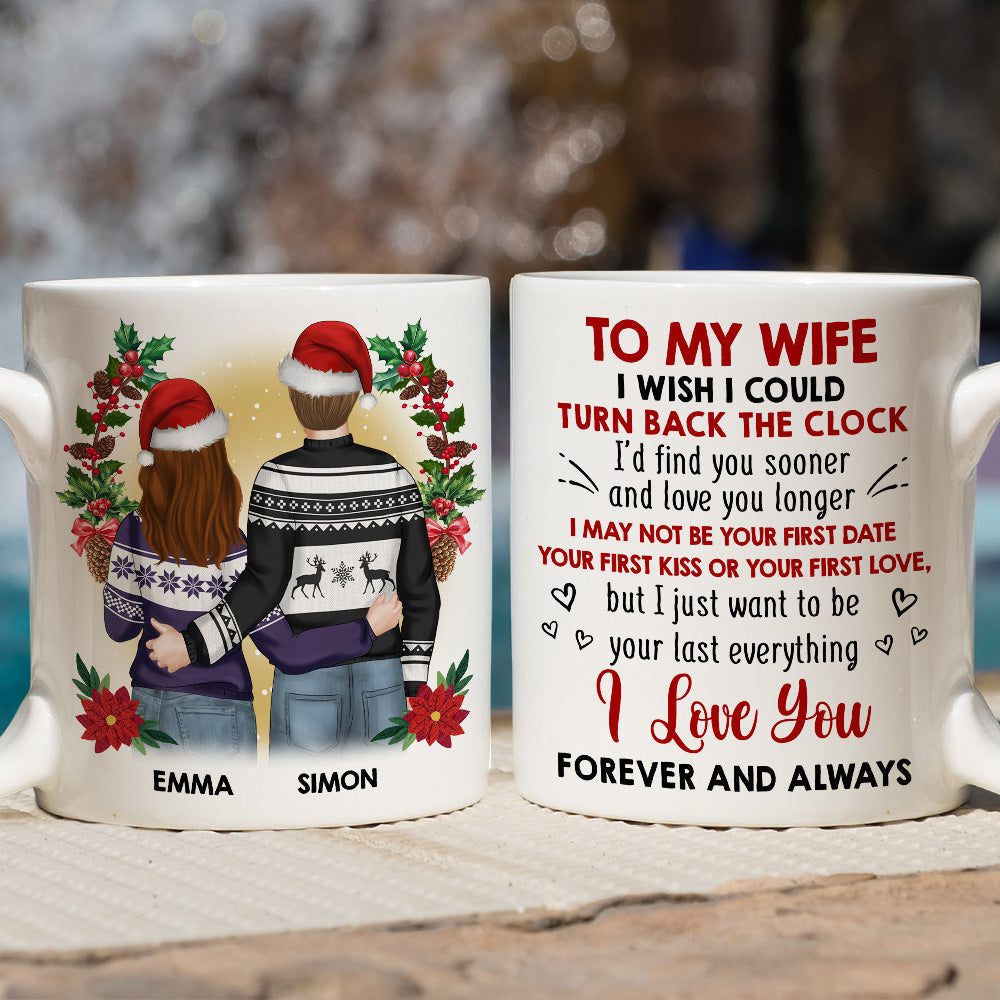 I Wish I Could Turn Back The Clock - Personalized Custom Coffee Mug