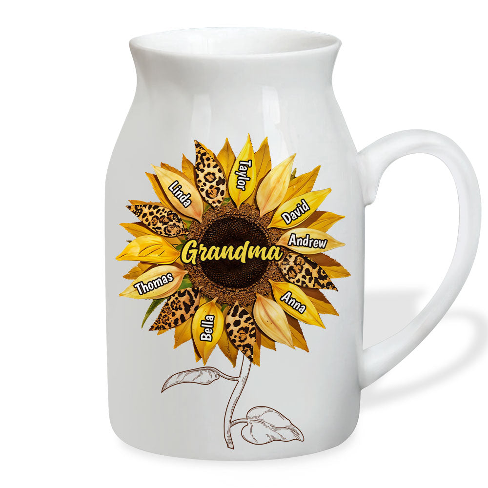 Grandma Love - Personalized Custom Flower Vase