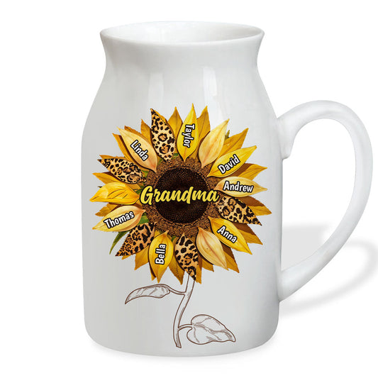 Grandma Love - Personalized Custom Flower Vase