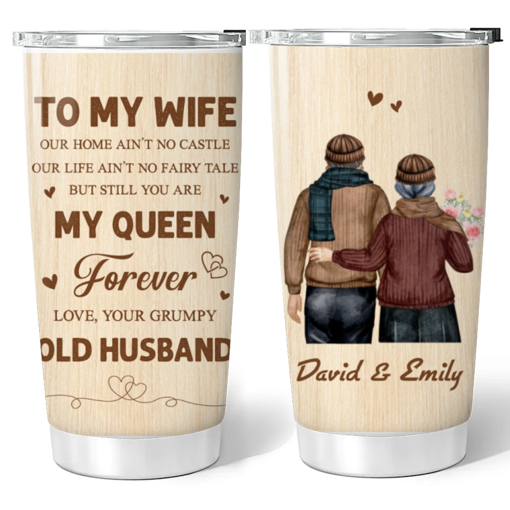 To My Queen - Personalized Custom Tumbler