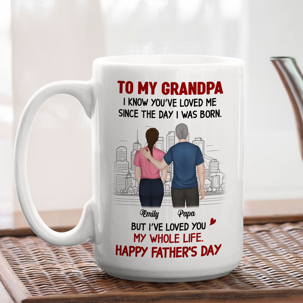 Loved By You From Day One - Personalized Custom Coffee Mug