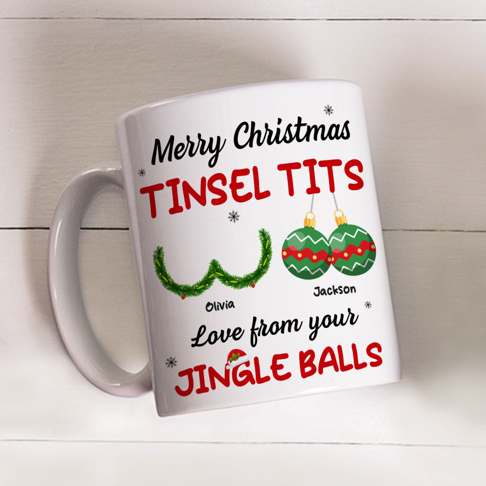 Jingle Balls - Personalized Custom Coffee Mug