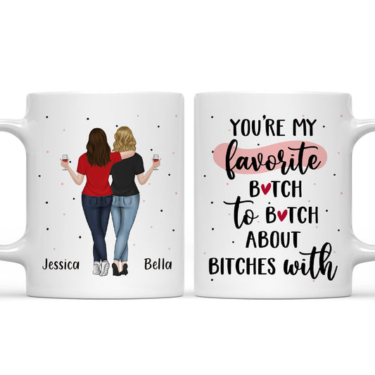 Best Besties -  Personalized Custom Coffee Mug