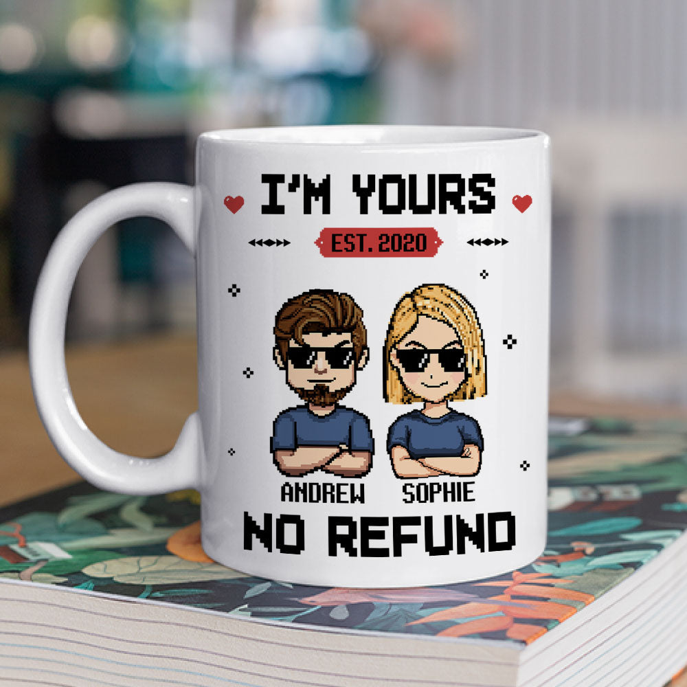 You Are Mine - Personalized Custom Coffee Mug