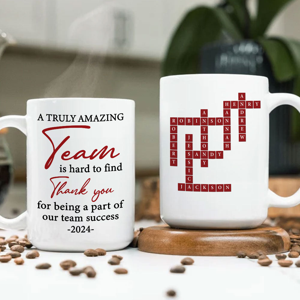 A Truly Amazing Team - Personalized Custom Coffee Mug