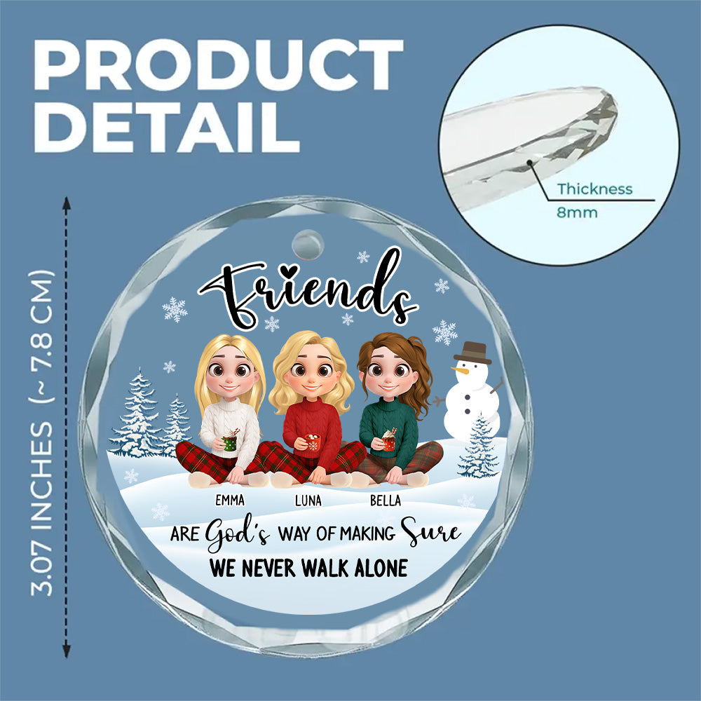 Way Of God - Personalized Custom Glass Ornament