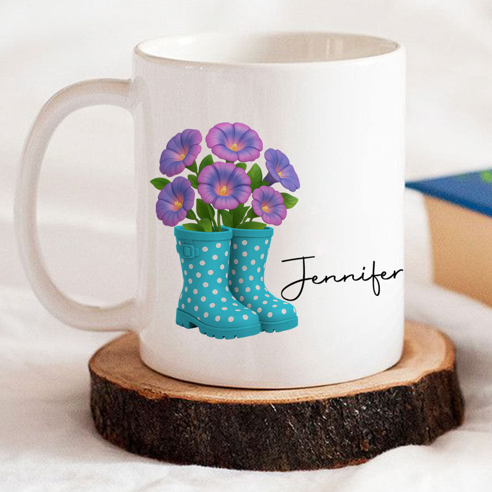 Friends Are Flowers That Never Fade 3 - Personalized Custom Coffee Mug