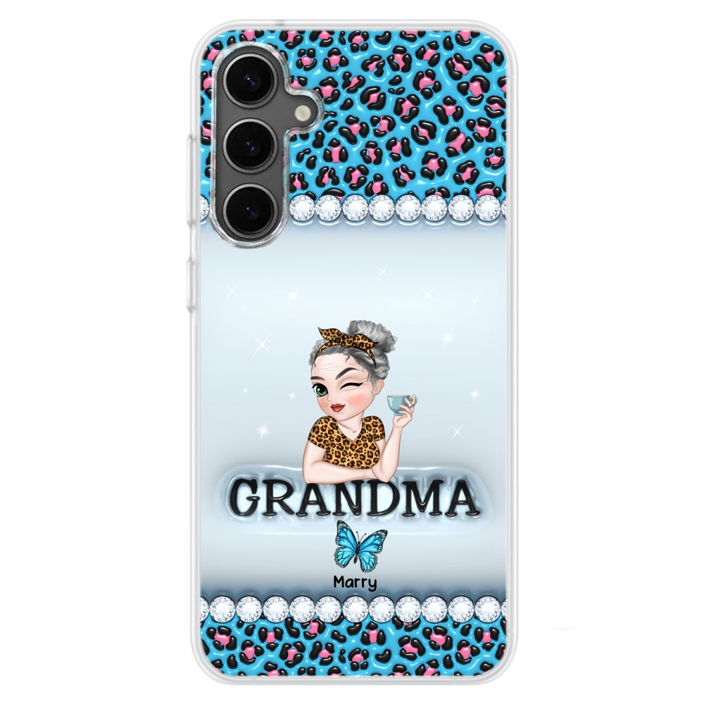 Grandma And Kids - Personalized Custom 3D Inflated Effect Phone Case