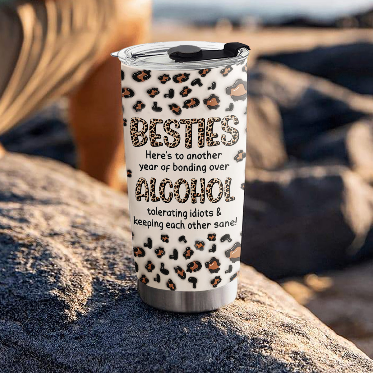 Alcohol Tolerating - Personalized Custom 3D Inflated Effect Tumbler