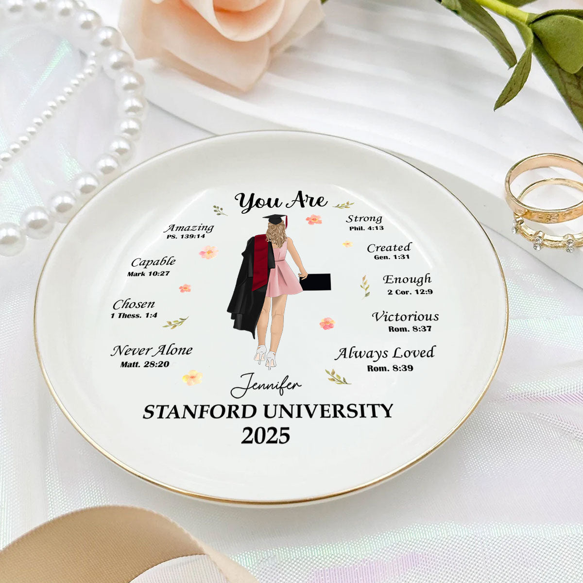 You Are Chosen - Personalized Custom Jewelry Dish