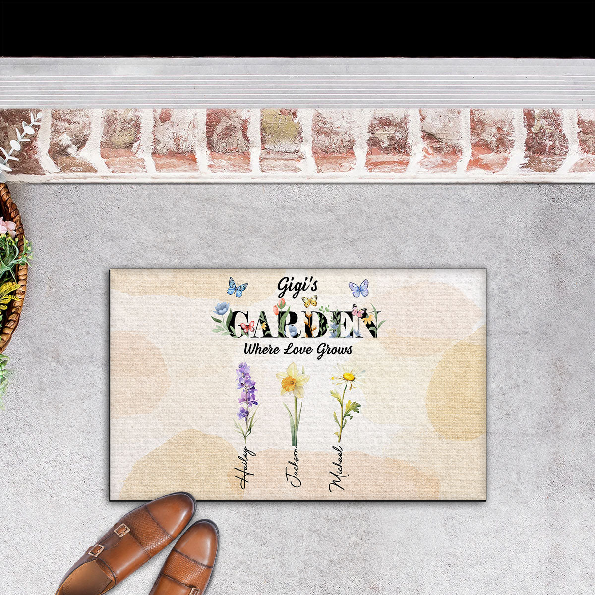 Grandma Garden - Personalized Custom Doormat