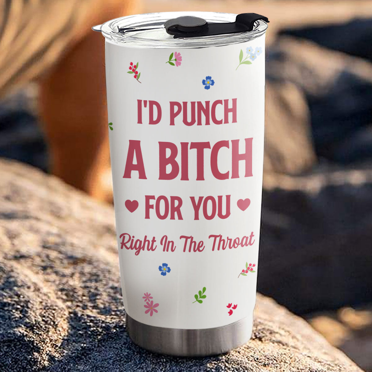 Punch Bitch Besties - Personalized Custom Tumbler