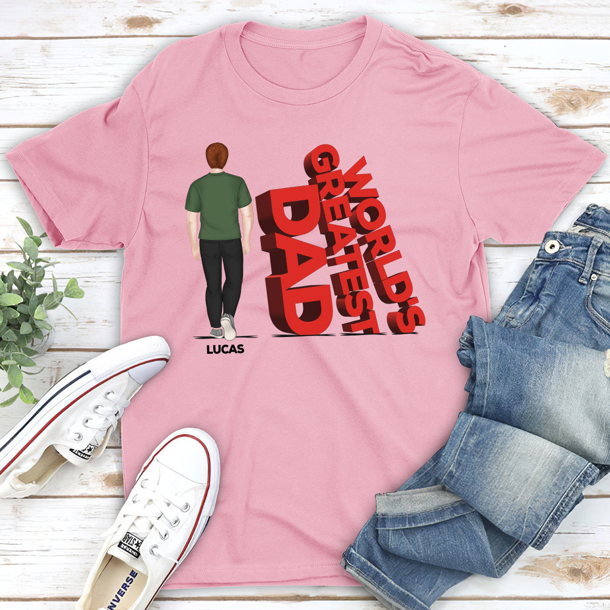 World's Greatest Dad - Personalized Custom Shirt