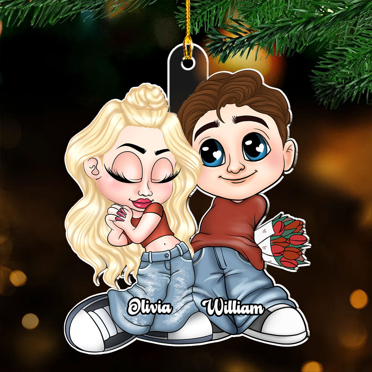 A Part Of My Life - Personalized Custom Acrylic Ornament