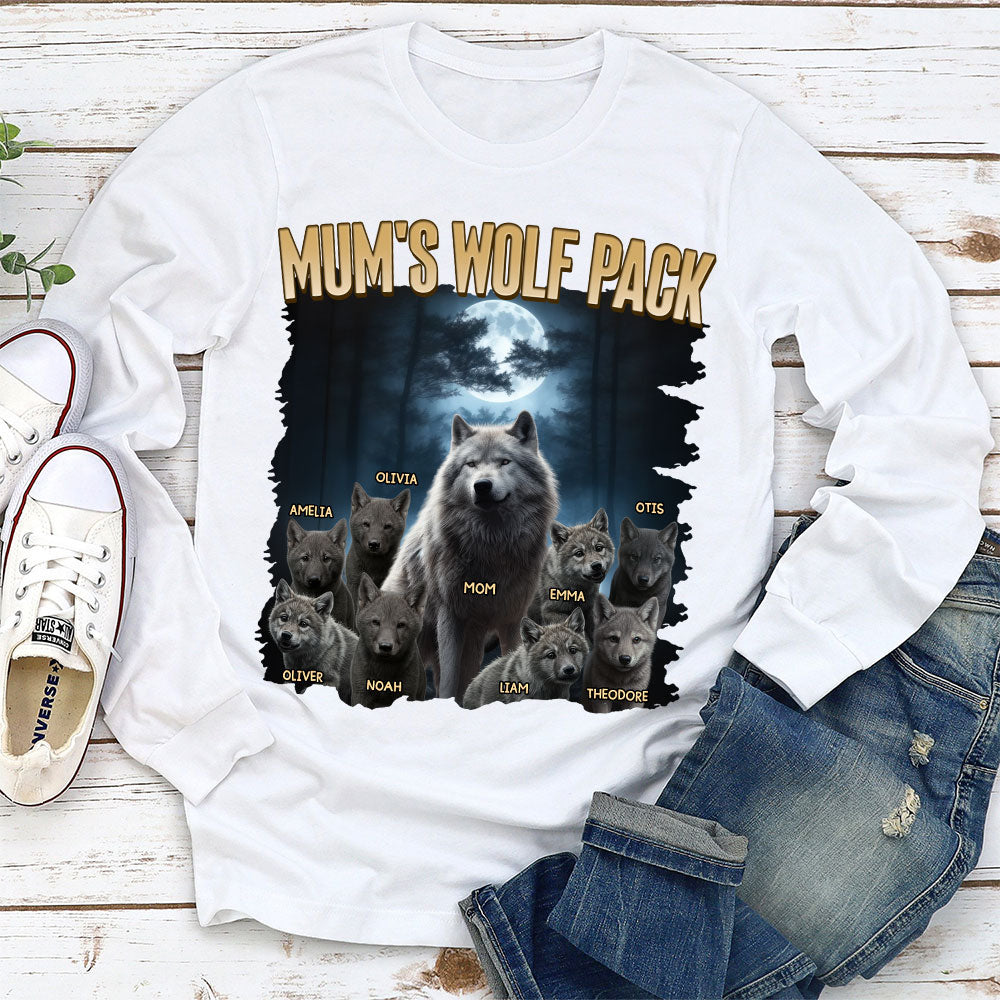 Nana Wolf Pack Ver 1 - Personalized Custom Shirt