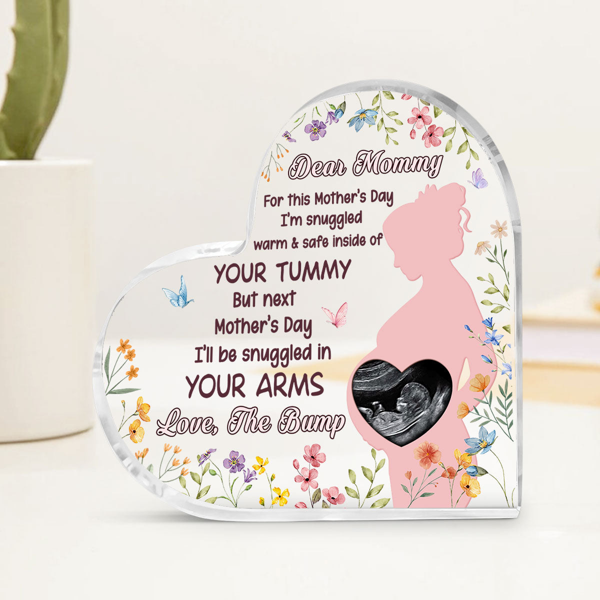 Baby Bump - Personalized Custom Acrylic Plaque