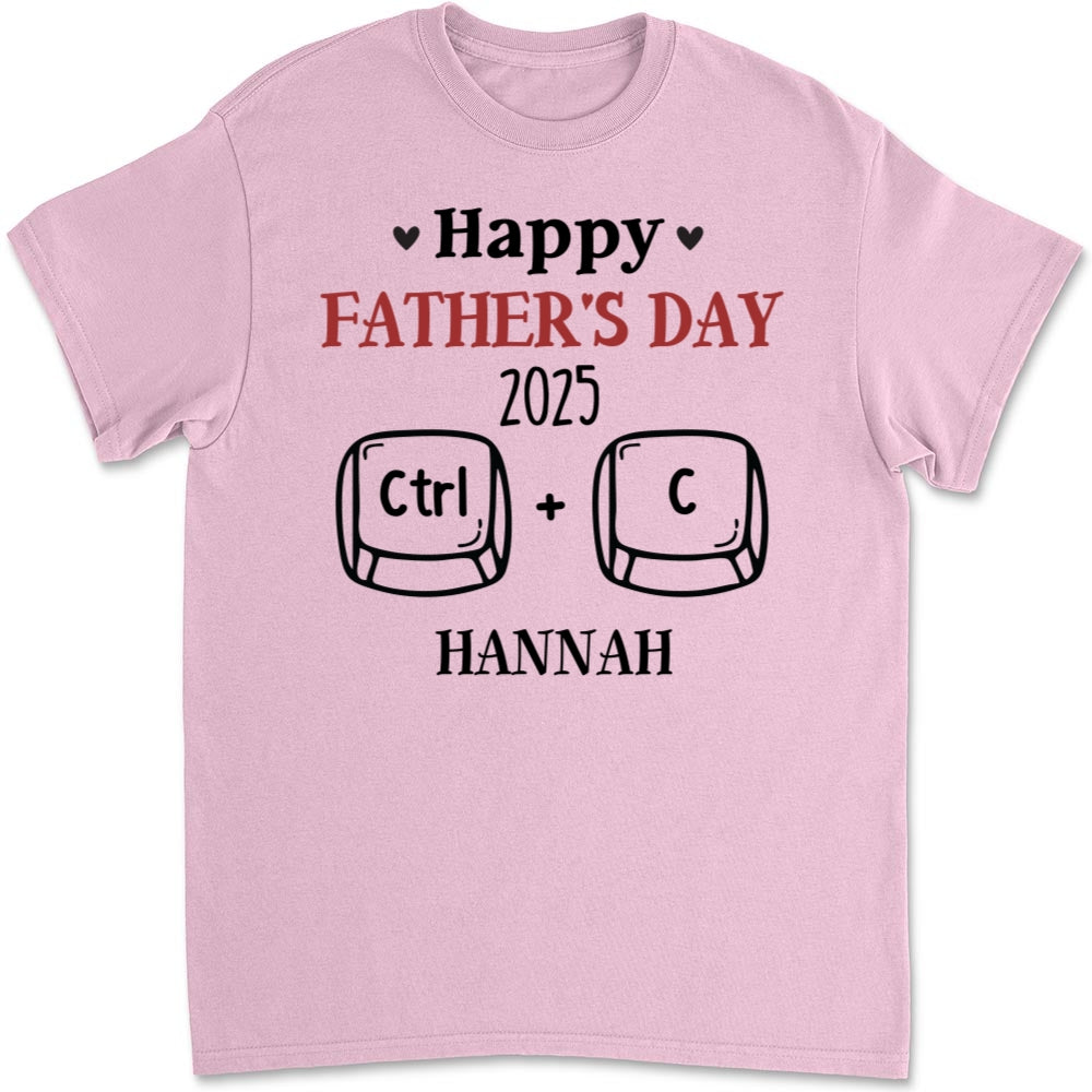 Father And Baby Matching - Personalized Custom T-shirt And Onesie