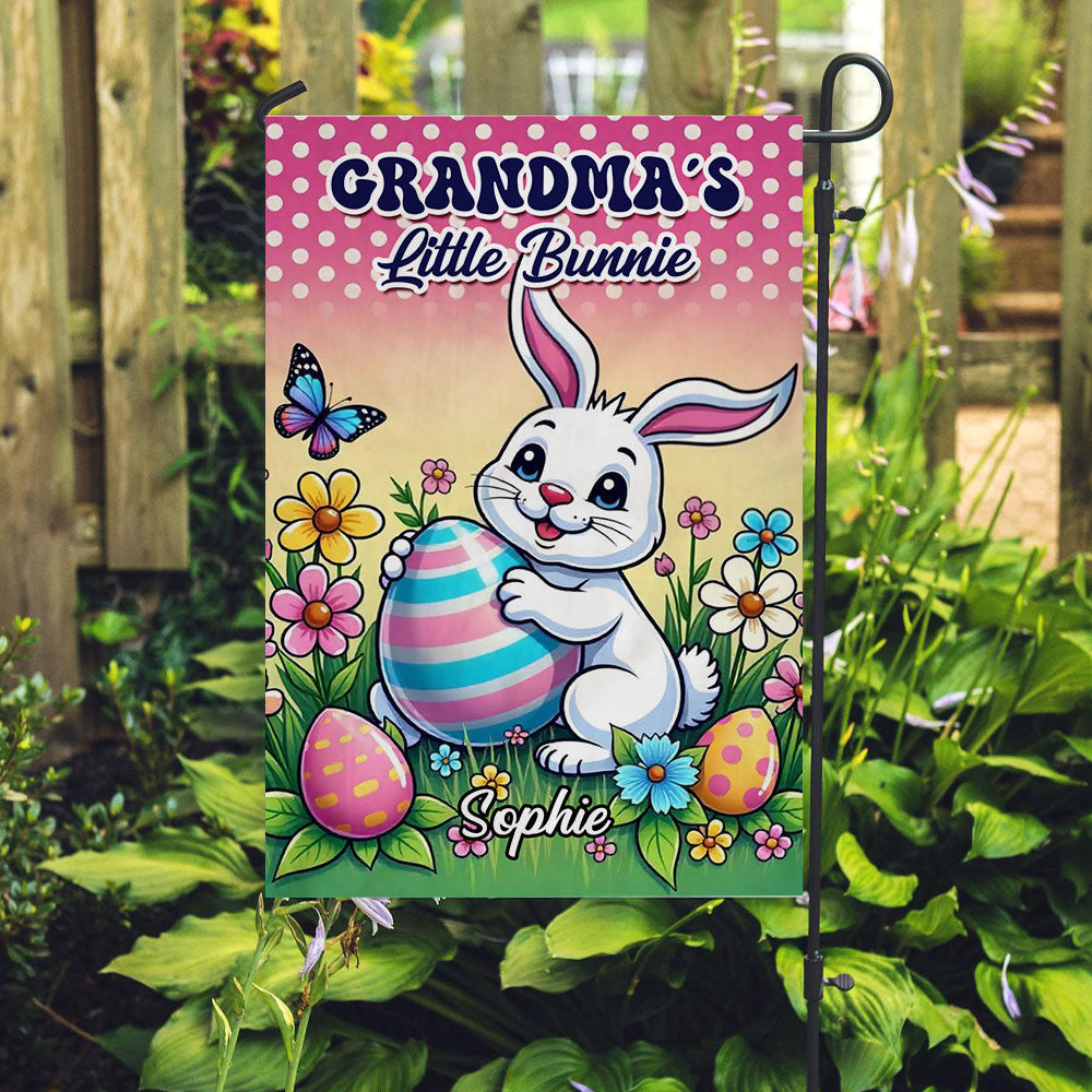 Bunny Bliss Celebration - Personalized Custom Flag