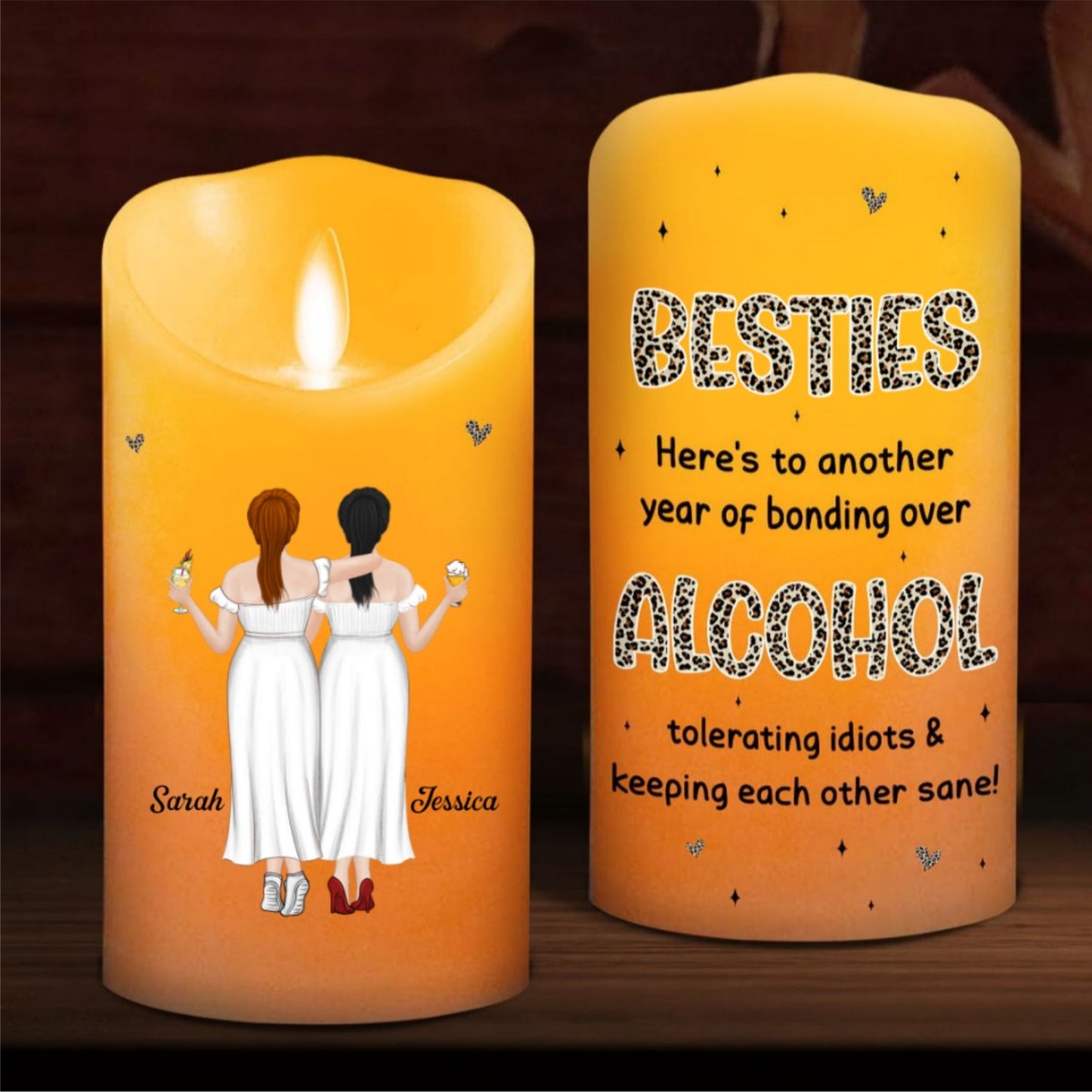 Alcohol Tolerating - Personalized Custom LED Candle