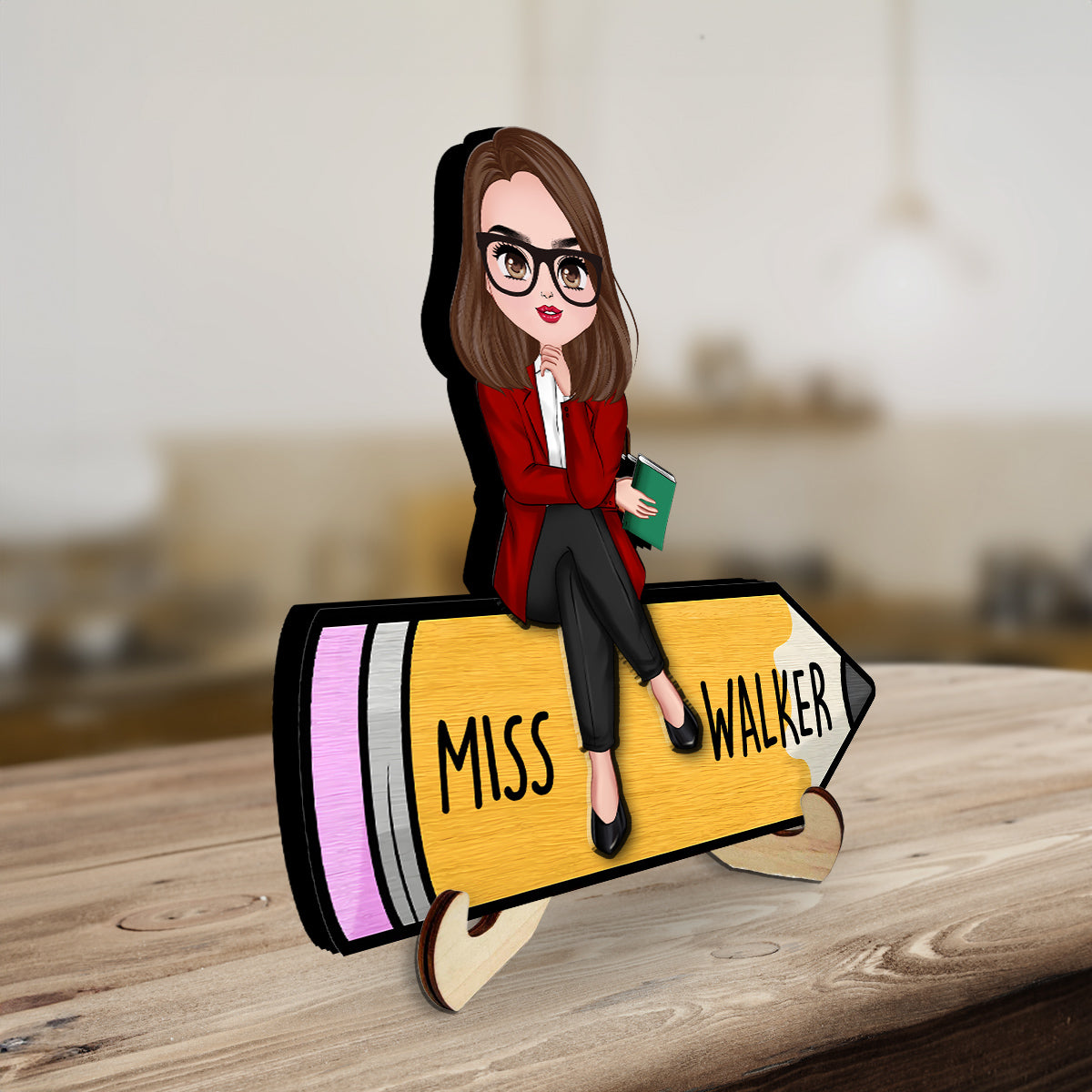 Teaching Is My Jam - Personalized Custom Wooden Plaque