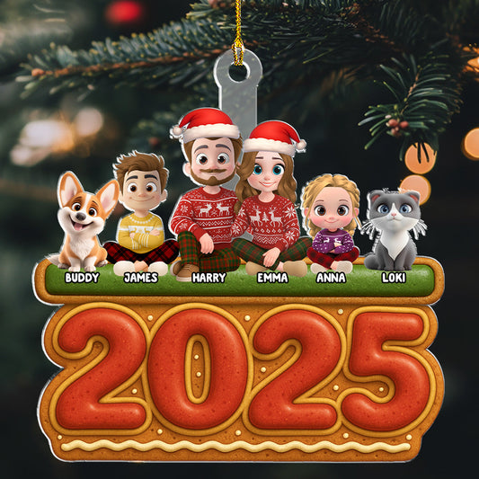 Our Family Cookies Pet Version - Personalized Custom Acrylic Ornament
