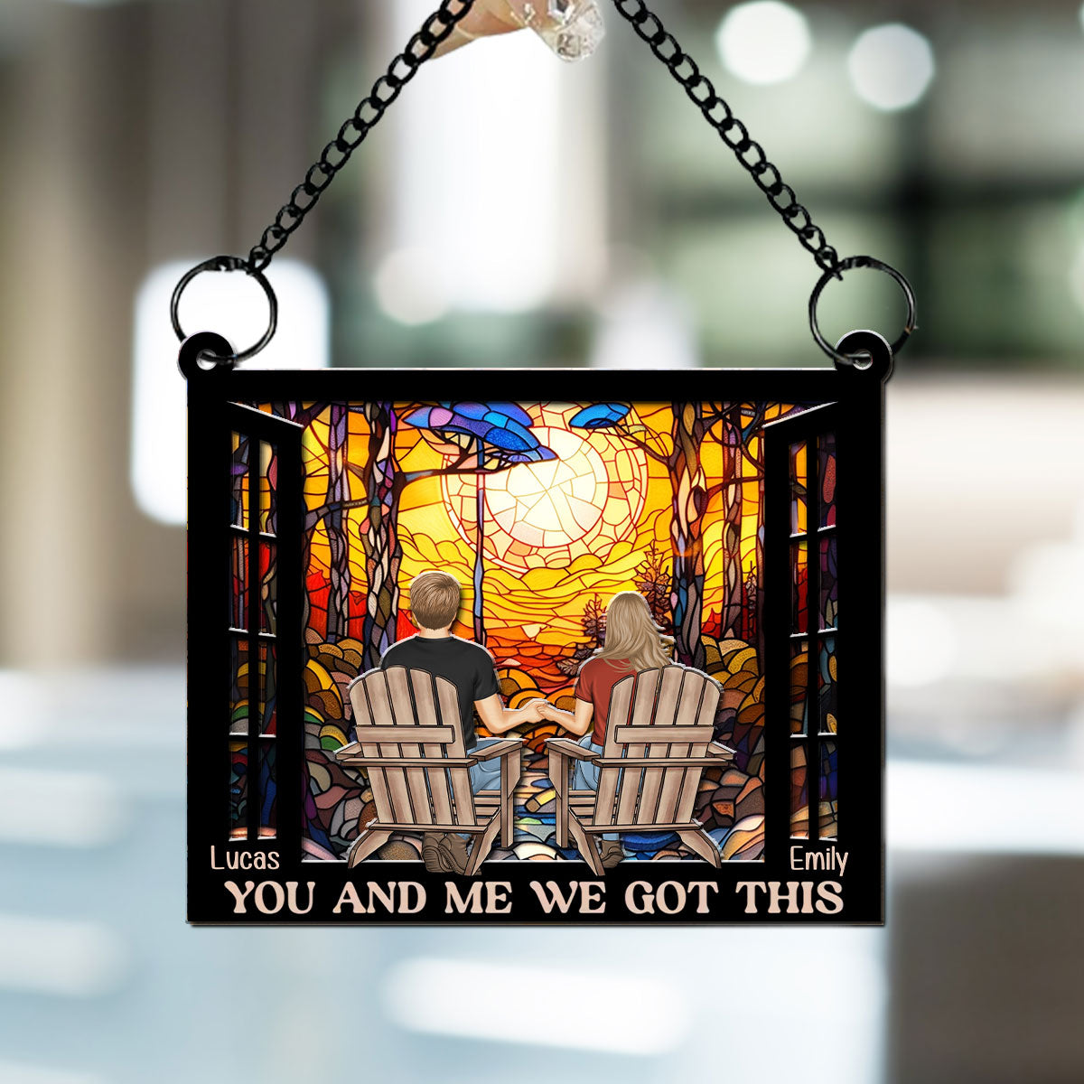 Building A Life We Love - Personalized Custom Suncatcher