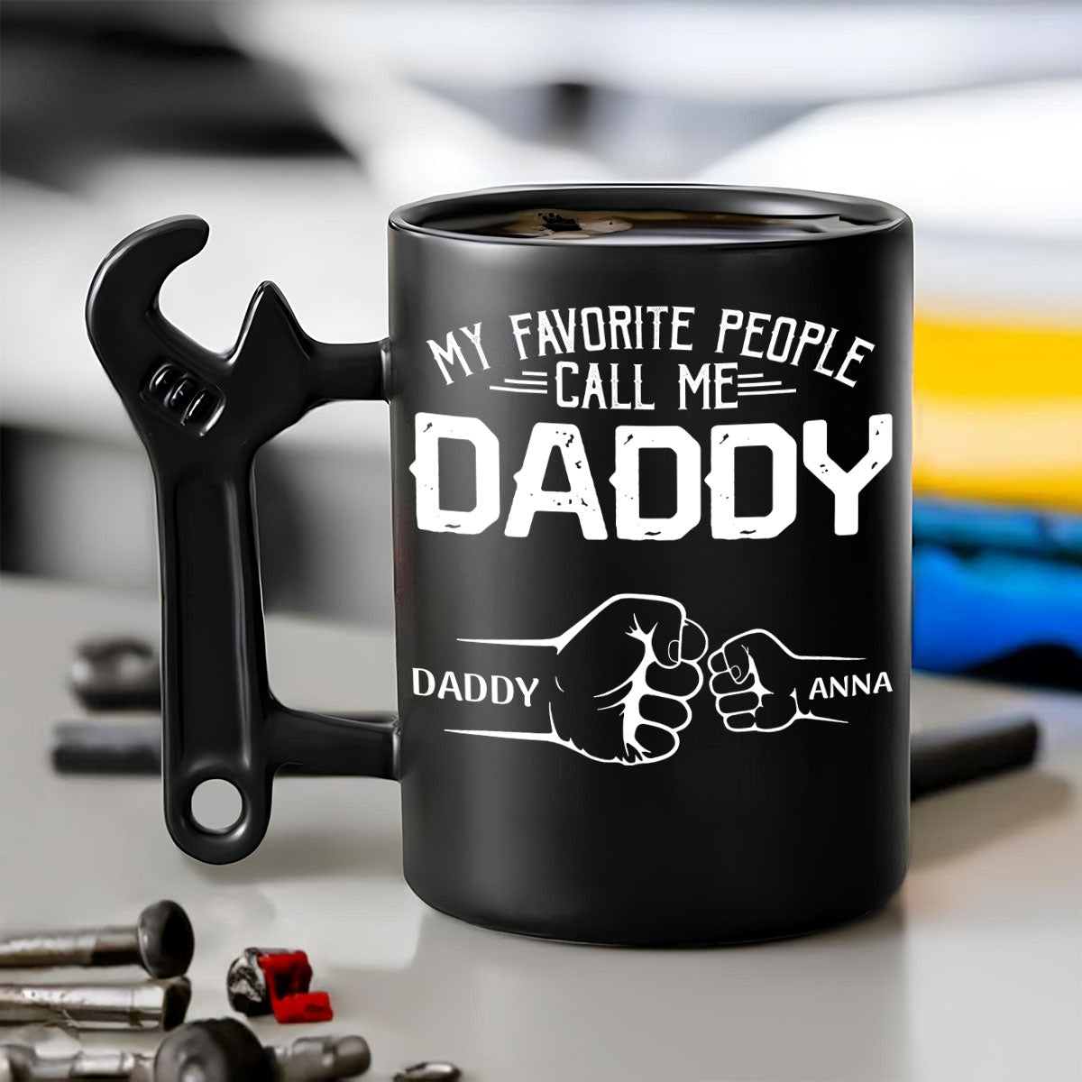 My Favorite People â€?Personalized Custom Wrench Handle Mug