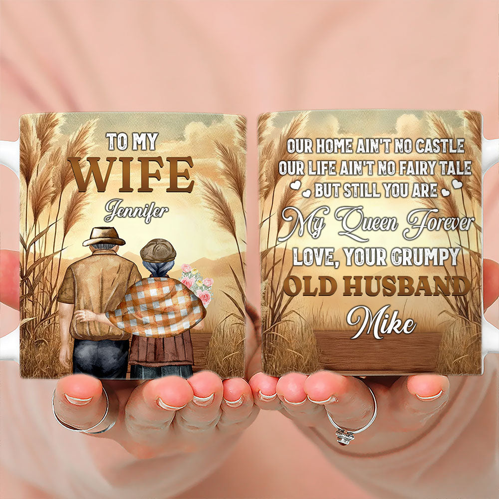 You Are My Queen Forever - Personalized Custom Coffee Mug