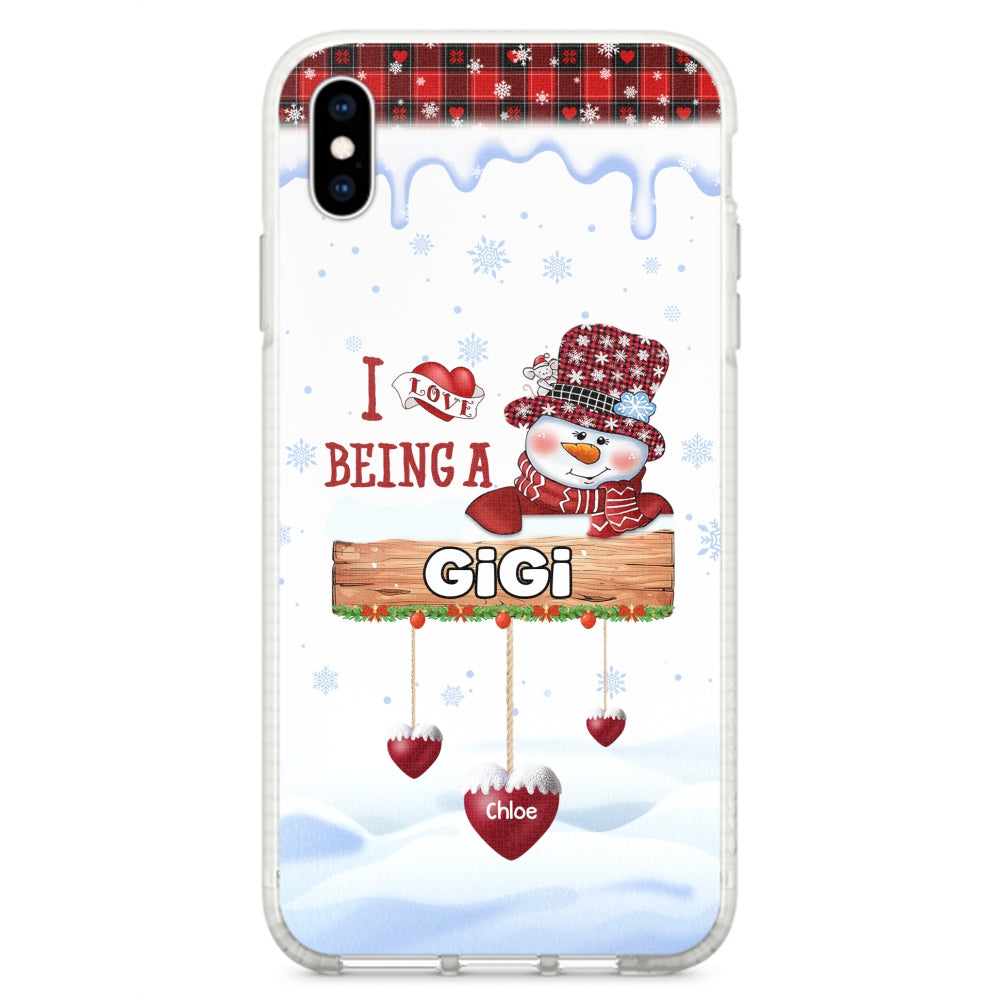 I Love Being A Grandma - Personalized Custom Phone Case