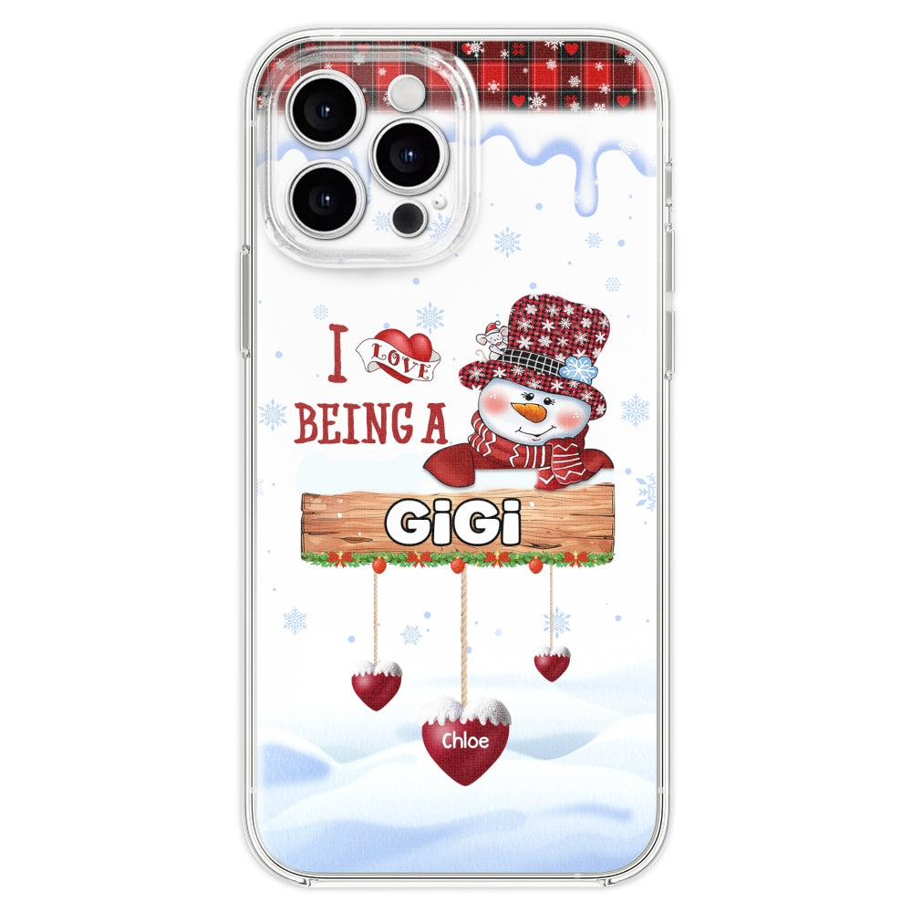 I Love Being A Grandma - Personalized Custom Phone Case