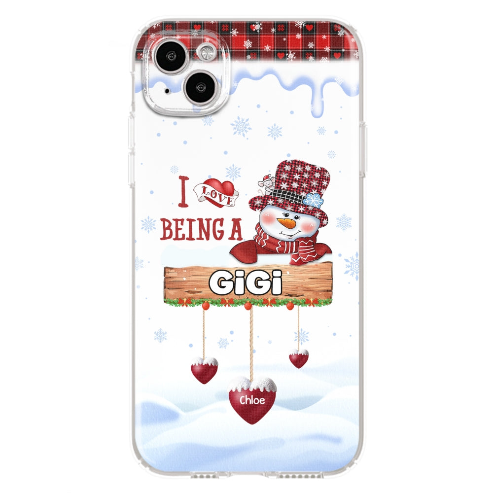 I Love Being A Grandma - Personalized Custom Phone Case