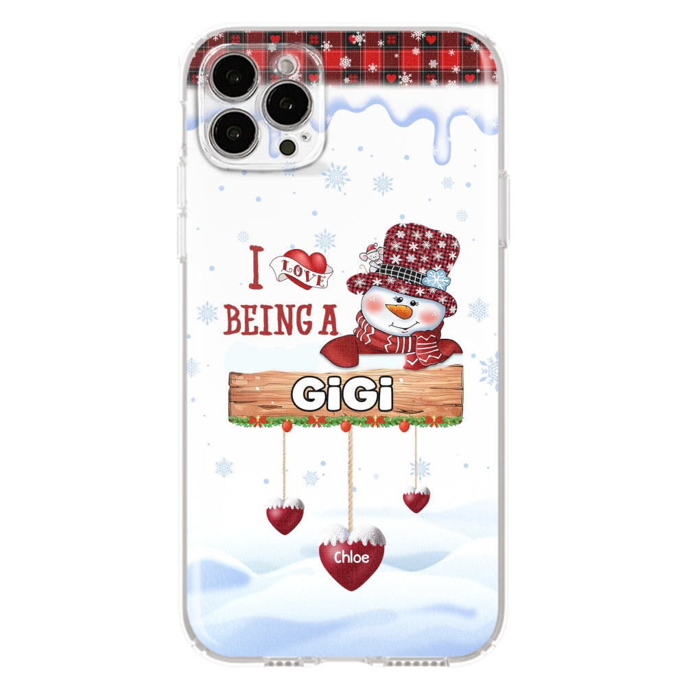 I Love Being A Grandma - Personalized Custom Phone Case