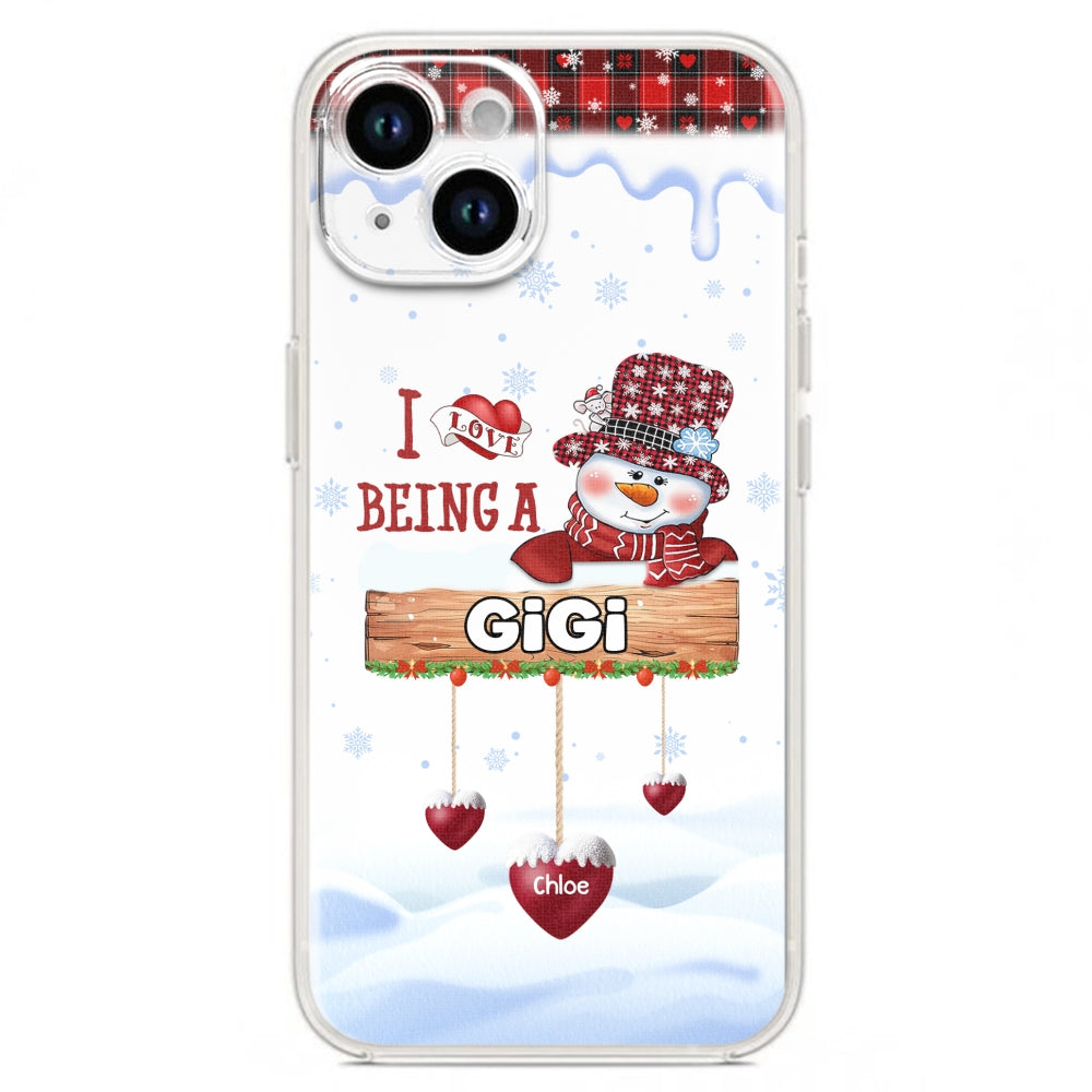 I Love Being A Grandma - Personalized Custom Phone Case