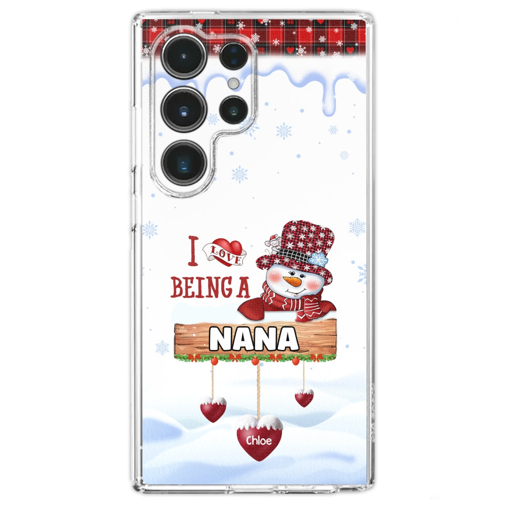 I Love Being A Grandma - Personalized Custom Phone Case