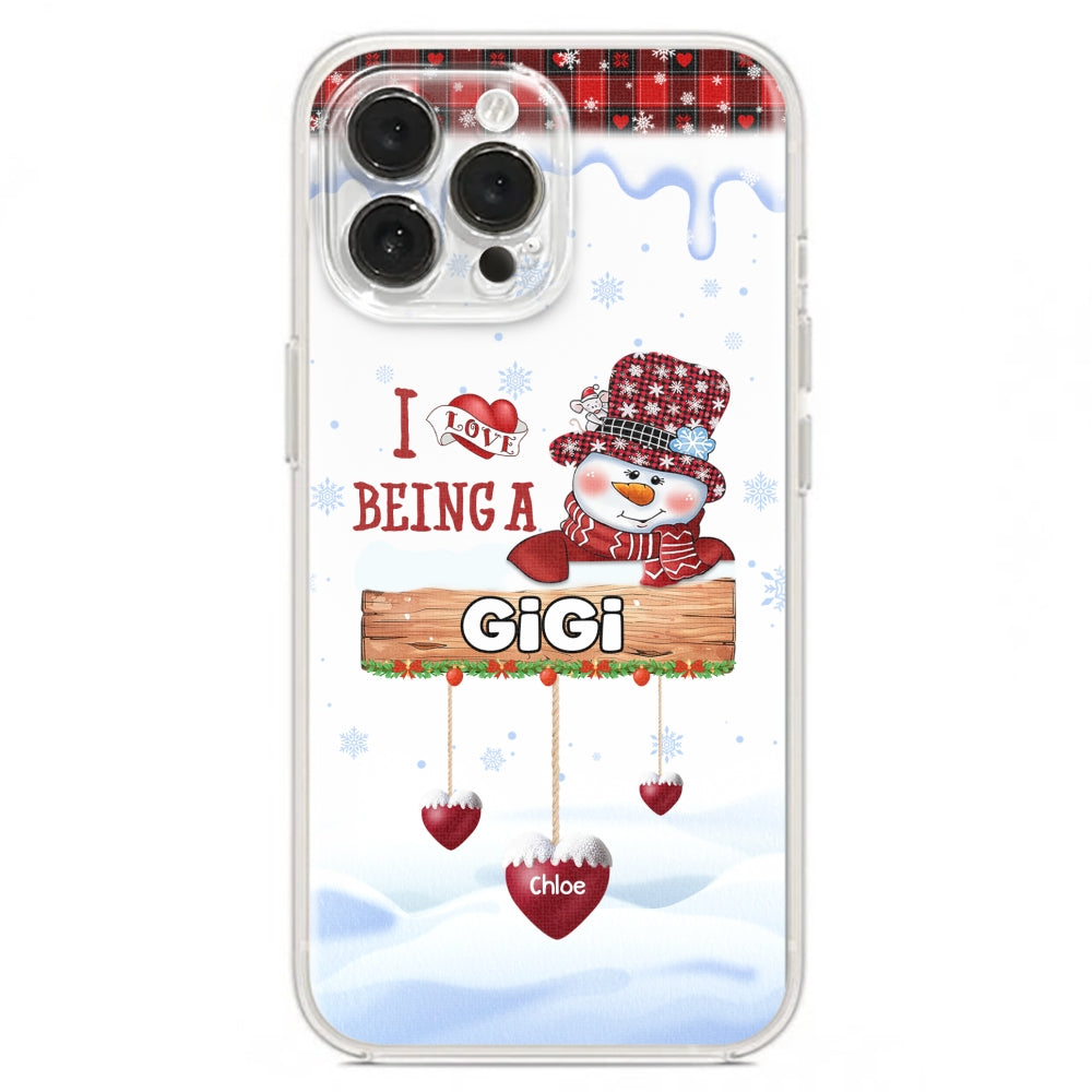 I Love Being A Grandma - Personalized Custom Phone Case