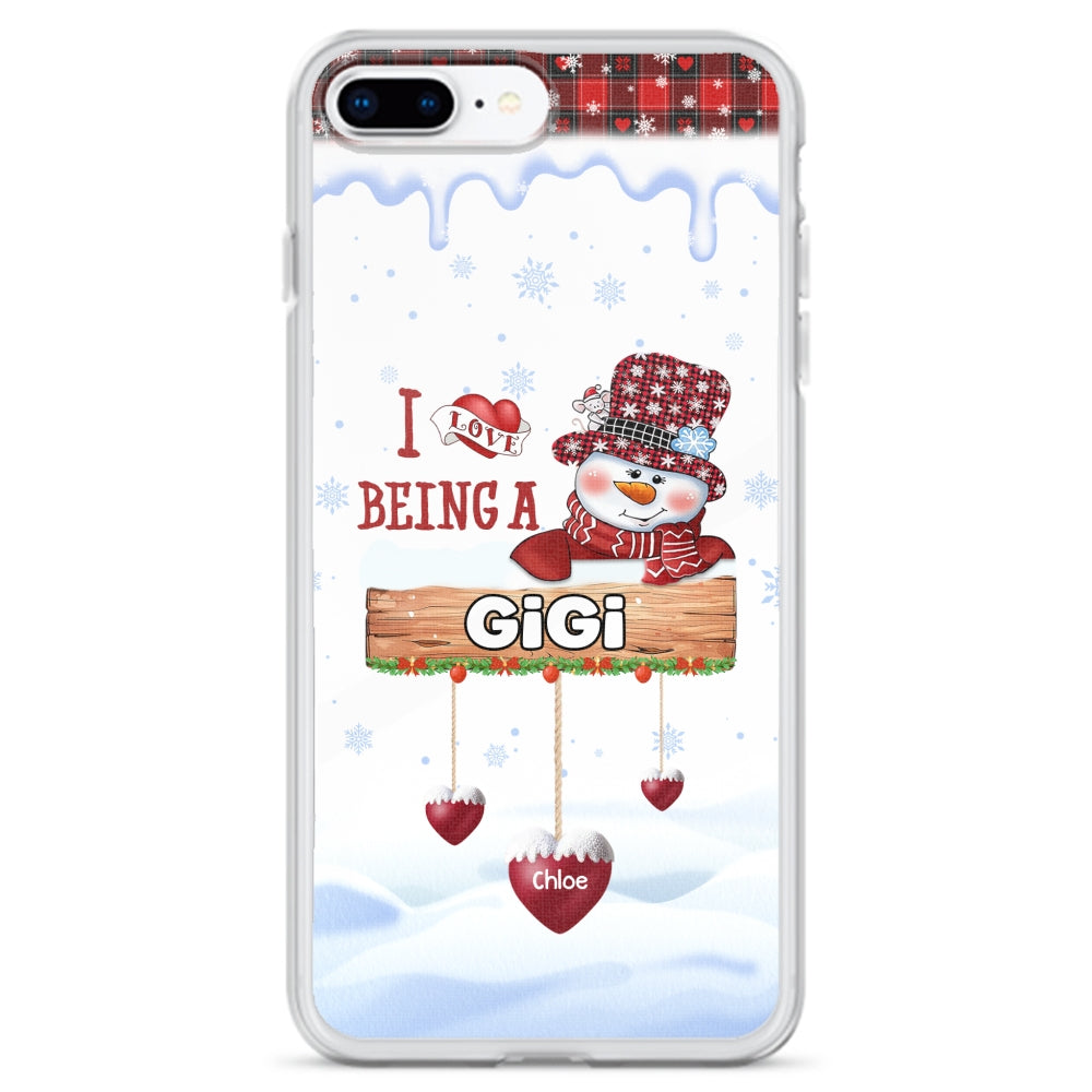 I Love Being A Grandma - Personalized Custom Phone Case