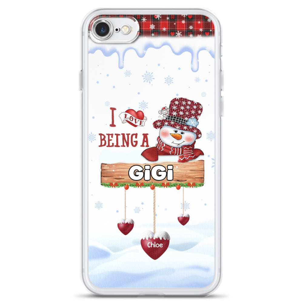 I Love Being A Grandma - Personalized Custom Phone Case