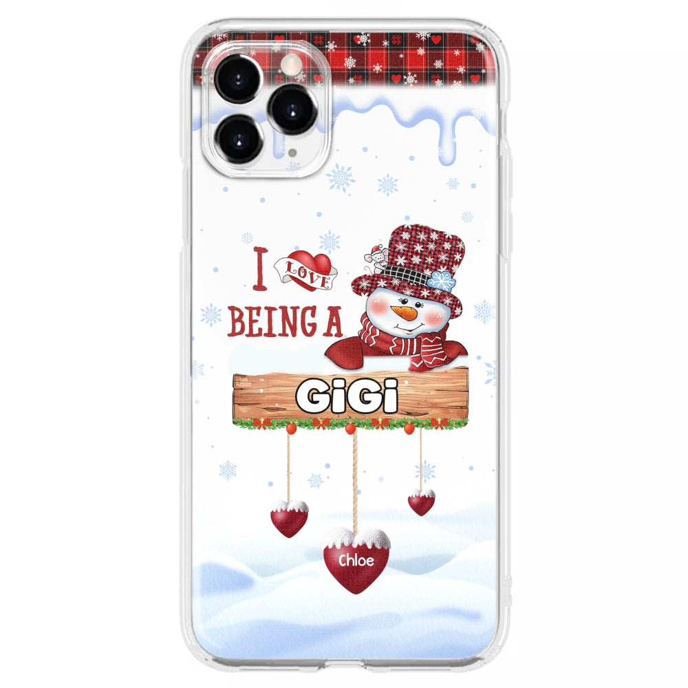 I Love Being A Grandma - Personalized Custom Phone Case