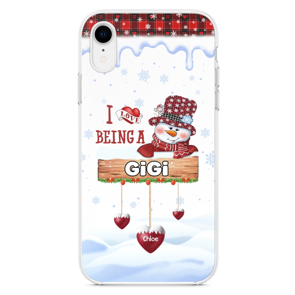 I Love Being A Grandma - Personalized Custom Phone Case