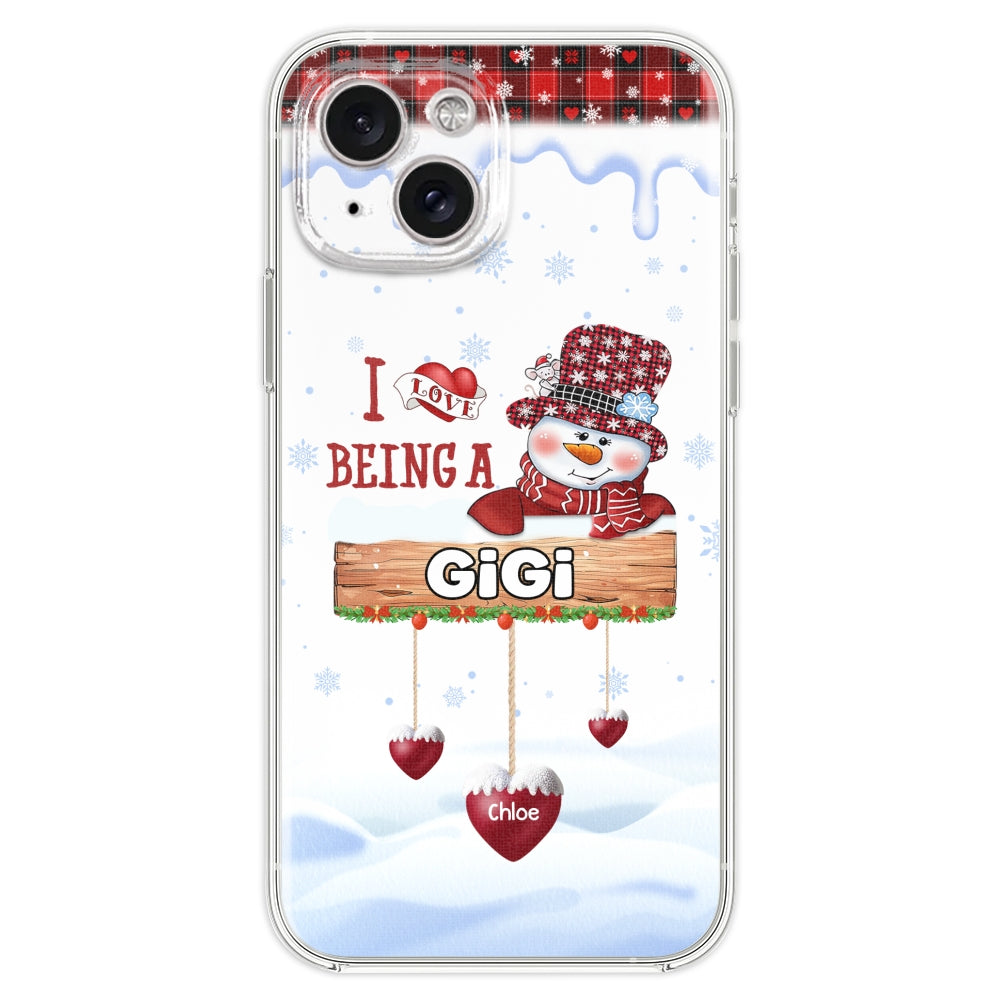 I Love Being A Grandma - Personalized Custom Phone Case