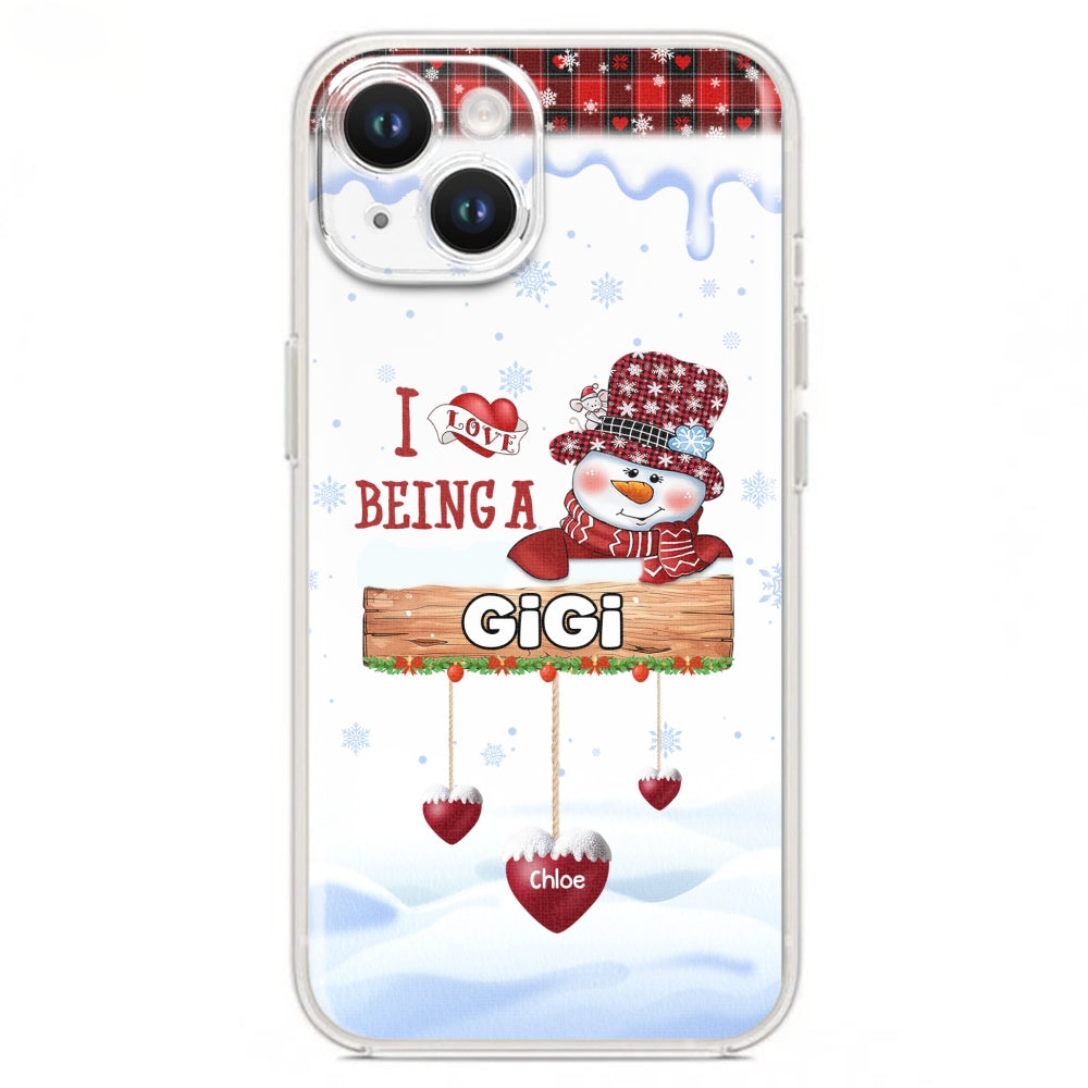 I Love Being A Grandma - Personalized Custom Phone Case