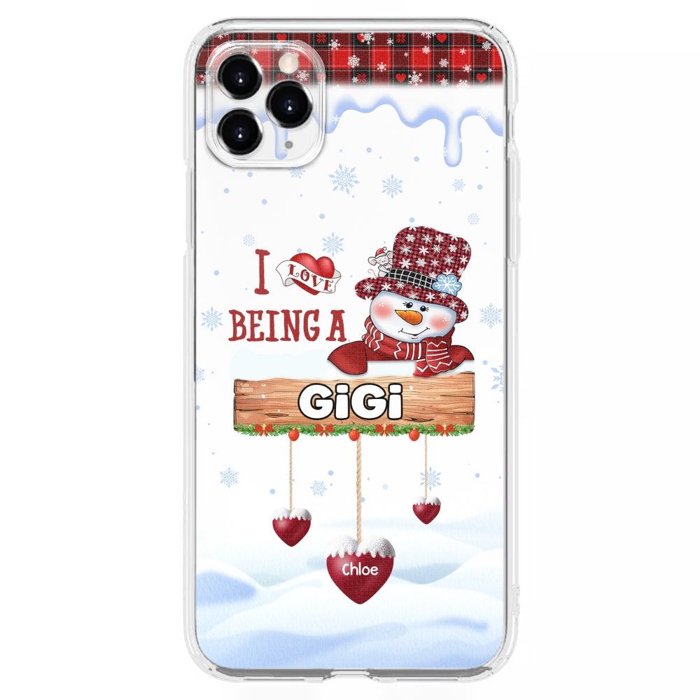 I Love Being A Grandma - Personalized Custom Phone Case