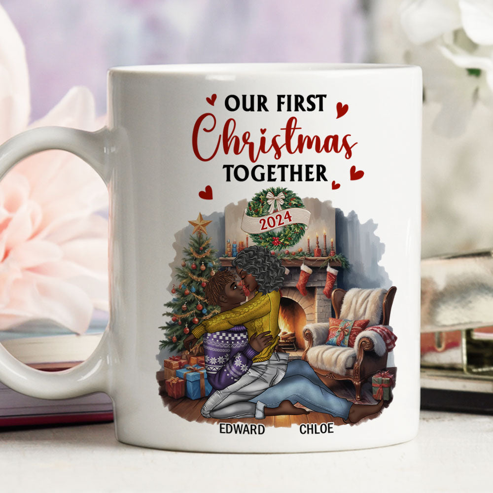 Our First Christmas Together Baby - Personalized Custom Coffee Mug