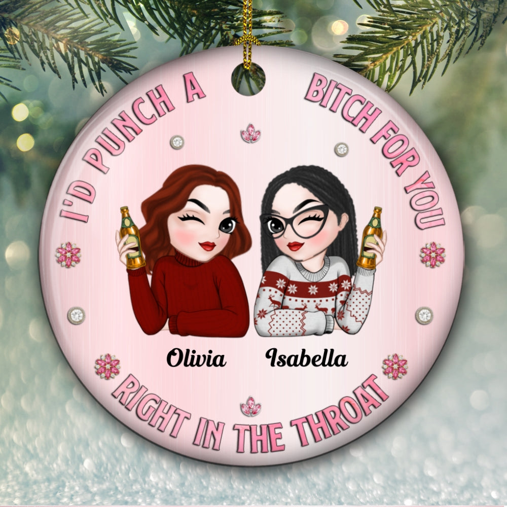 Punch For You Bitch - Personalized Custom Ceramic Ornament