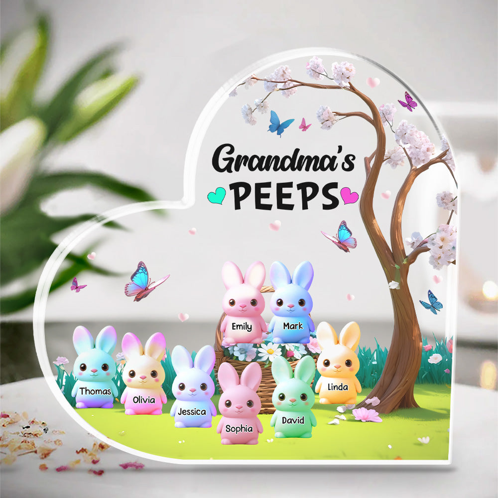 Marshmallow Rabbit - Personalized Custom Acrylic Plaque