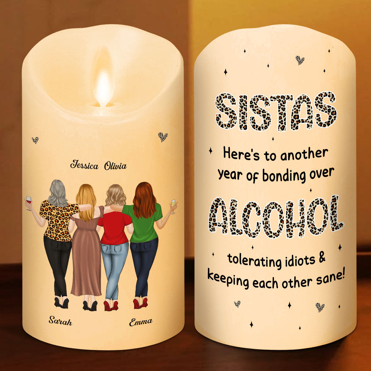 Alcohol Tolerating - Personalized Custom LED Candle