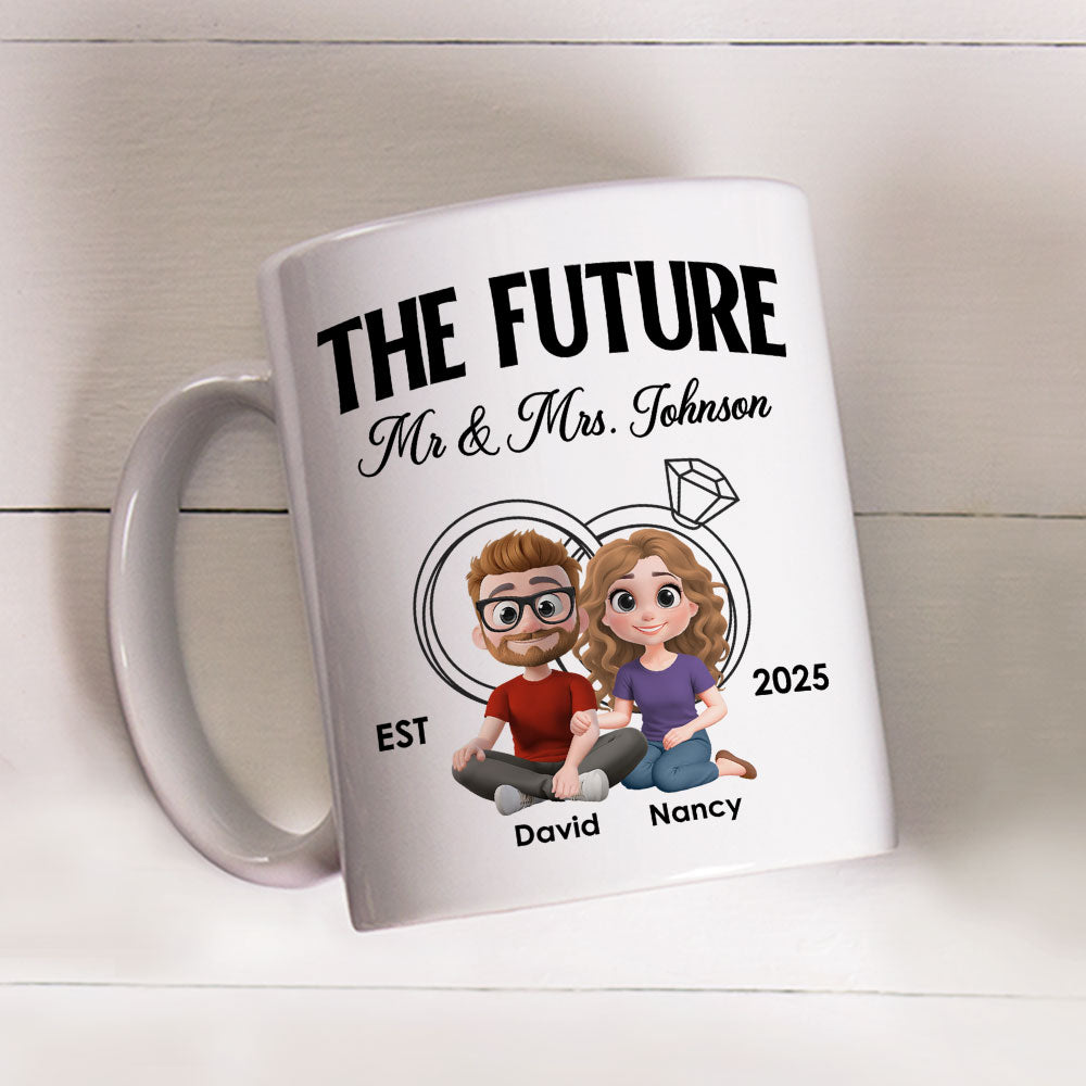 Forever And Always Us - Personalized Custom Coffee Mug