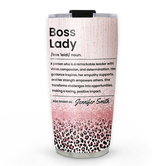 Boss Lady - Personalized Custom Tumbler