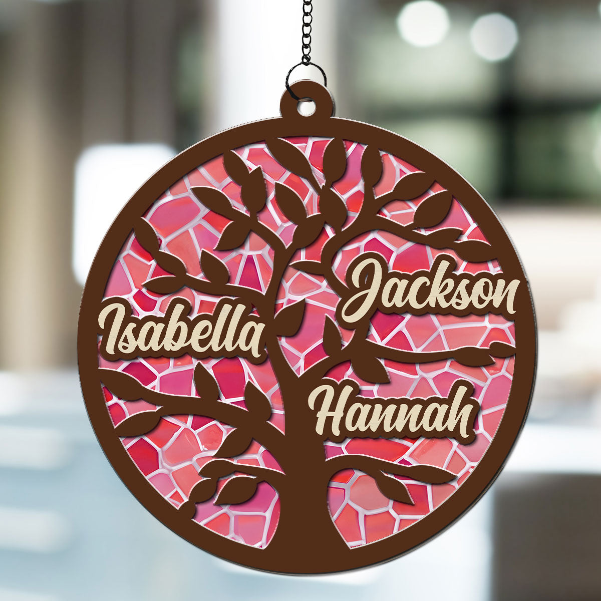 Tree Of Life - Personalized Custom Suncatcher